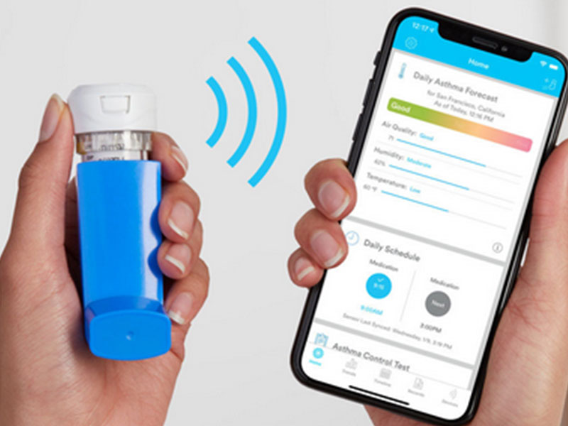 Smart-inhaler-with-mobile-connected