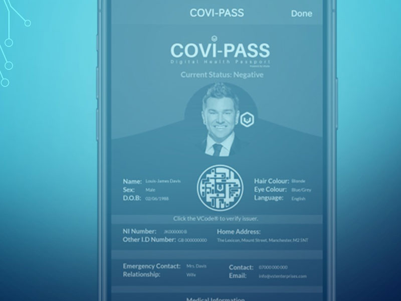 covi-pass digital health passport